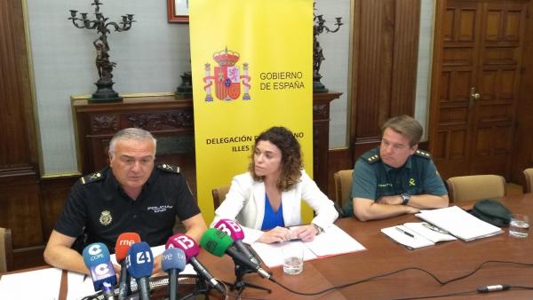 Aumentan un 22% los refuerzos policiales para verano, con 155 agentes de la Policía Nacional y 109 de la Guardia Civil Aumentan un 22% los refuerzos policiales para verano, con 155 agentes de la Policía Nacional y 109 de la Guardia Civil