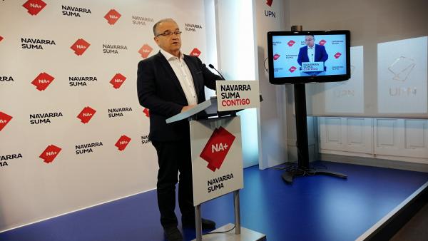 VÍDEO: Navarra Suma pide al PSN que no opte a la Alcaldía de Pamplona para que la elección no quede en manos de EH Bildu VÍDEO: Navarra Suma pide al PSN que no opte a la Alcaldía de Pamplona para que la elección no quede en manos de EH Bildu
