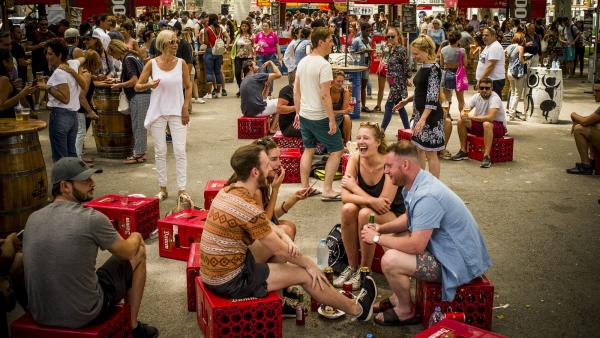 Born Street Food en el Pla de Palau de Barcelona. Born Street Food en el Pla de Palau de Barcelona.