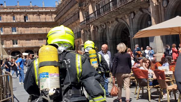 VÍDEO: Suc.- Desalojado el Ayuntamiento de Salamanca al saltar la alarma contra incendios VÍDEO: Suc.- Desalojado el Ayuntamiento de Salamanca al saltar la alarma contra incendios