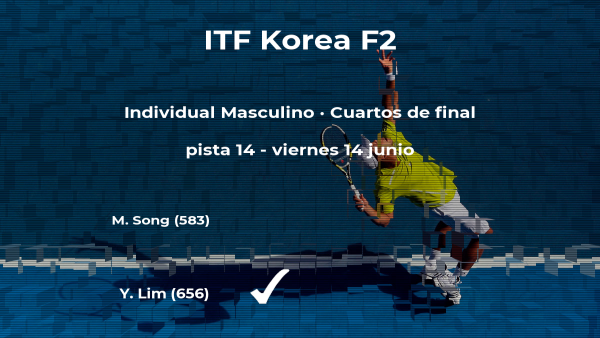El tenista Yong-Kyu Lim logra la plaza de las semifinales a costa del tenista Min-Kyu Song El tenista Yong-Kyu Lim logra la plaza de las semifinales a costa del tenista Min-Kyu Song