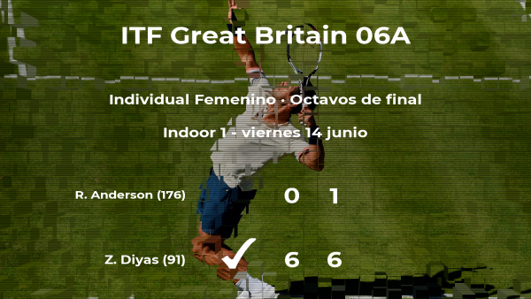 Zarina Diyas le quita el puesto de los cuartos de final a Robin Anderson Zarina Diyas le quita el puesto de los cuartos de final a Robin Anderson