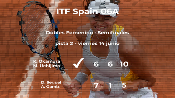 Okamura y Uchijima logran clasificarse para la final a costa de Seguel y Gamiz Okamura y Uchijima logran clasificarse para la final a costa de Seguel y Gamiz