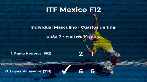 El tenista Gerardo López Villaseñor, clasificado para las semifinales del torneo de Cancún El tenista Gerardo López Villaseñor, clasificado para las semifinales del torneo de Cancún