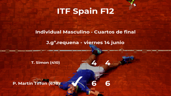 El tenista Pol Martín Tiffon, clasificado para las semifinales del torneo de Huelva El tenista Pol Martín Tiffon, clasificado para las semifinales del torneo de Huelva