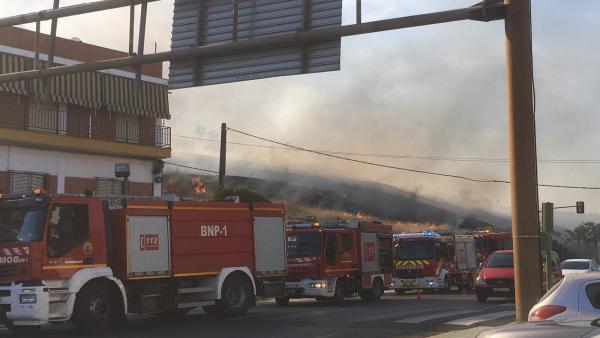Sevilla.- Declarado un incendio en el entorno de la Cuesta del Caracol de Camas Sevilla.- Declarado un incendio en el entorno de la Cuesta del Caracol de Camas