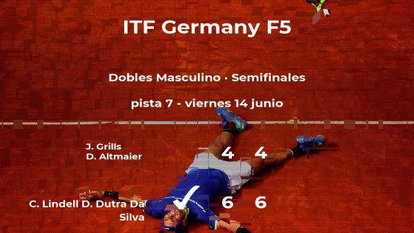 Lindell y Dutra Da Silva pasan a la siguiente fase del torneo de Kaltenkirchen tras vencer en las semifinales Lindell y Dutra Da Silva pasan a la siguiente fase del torneo de Kaltenkirchen tras vencer en las semifinales