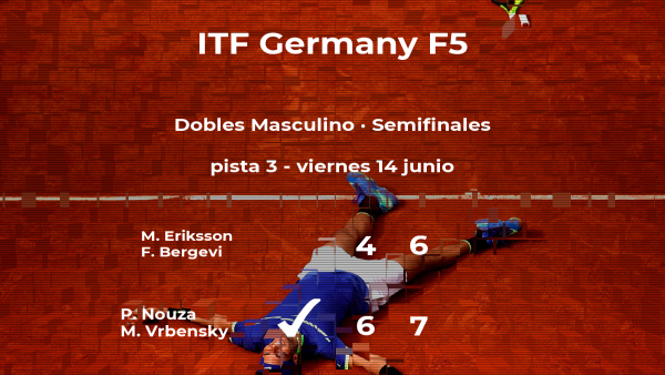 Nouza y Vrbensky pasan a la final del torneo de Kaltenkirchen Nouza y Vrbensky pasan a la final del torneo de Kaltenkirchen
