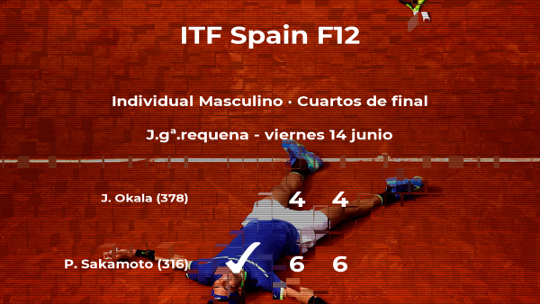El tenista Pedro Sakamoto consigue clasificarse para las semifinales a costa del tenista Jules Okala El tenista Pedro Sakamoto consigue clasificarse para las semifinales a costa del tenista Jules Okala