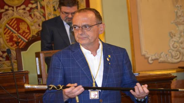 Miquel Pueyo (ERC) anuncia una comisión sobre el 1-O al ser proclamado alcalde de Lleida Miquel Pueyo (ERC) anuncia una comisión sobre el 1-O al ser proclamado alcalde de Lleida