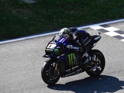 El piloto español Maverick Viñales (Monster Energy Yamaha).