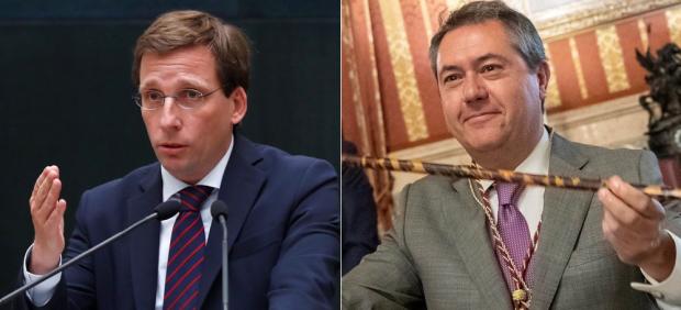 José Luis Martínez-Almeida y Juan Espadas