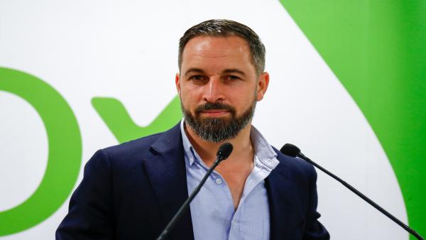 Rueda de prensa de Santiago Abascal sobre los resultados electorales del 26M y su postura ante posibles pactos políticos Rueda de prensa de Santiago Abascal sobre los resultados electorales del 26M y su postura ante posibles pactos políticos