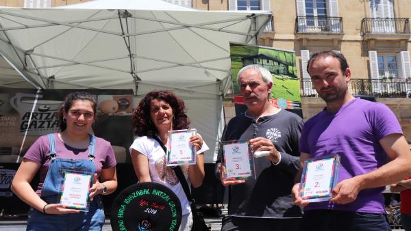 El caserío Mausitxa de Elgoibar, vencedor del XVI Campeonato de Queso Idiazabal de Pastor de Bilbao El caserío Mausitxa de Elgoibar, vencedor del XVI Campeonato de Queso Idiazabal de Pastor de Bilbao