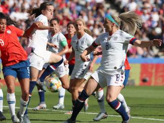 Estados Unidos gana a Chile en el Mundial femenino