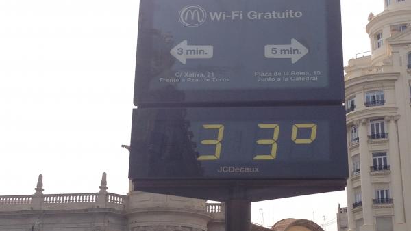 Cielo despejado y temperaturas de 33 grados este martes en la Comunitat Valenciana Cielo despejado y temperaturas de 33 grados este martes en la Comunitat Valenciana