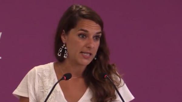 La portavoz adjunta de Podemos, Noelia Vera. La portavoz adjunta de Podemos, Noelia Vera.