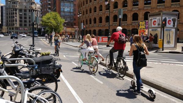 El anillo ciclista marca otro récord de bicis y patinetes El anillo ciclista marca otro récord de bicis y patinetes