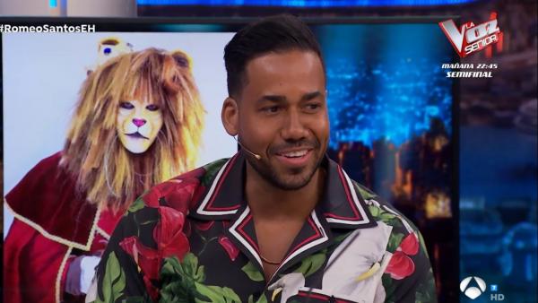 Romeo Santos, en 'El hormiguero'. Romeo Santos, en 'El hormiguero'.