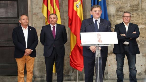Puig estrena la seua segona legislatura reunint patronal i sindicats Puig estrena la seua segona legislatura reunint patronal i sindicats
