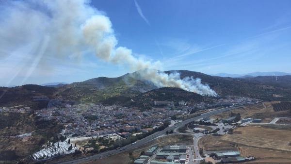 Málaga.- Sucesos.- Declarado un incendio forestal en Casarabonela Málaga.- Sucesos.- Declarado un incendio forestal en Casarabonela