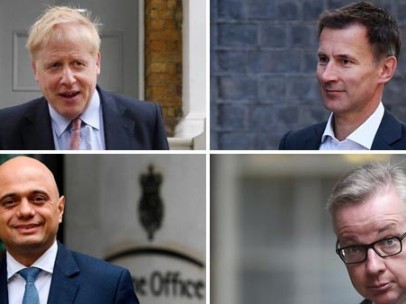 Candidatos a suceder a Theresa May
