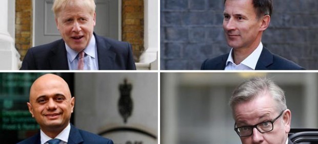 Candidatos a suceder a Theresa May