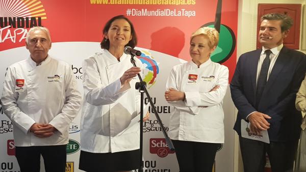 Reyes Maroto: 'La tapa es Marca España y eso hay que potenciarlo' Reyes Maroto: 'La tapa es Marca España y eso hay que potenciarlo'