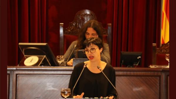 La diputada del PSIB, Sílvia Cano. La diputada del PSIB, Sílvia Cano.