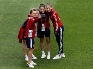 Jugadoras de la selección española femenina de fútbol