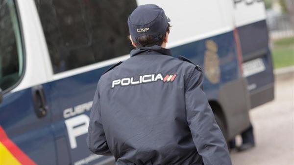 Imagen de archivo de un Policía Nacional Imagen de archivo de un Policía Nacional