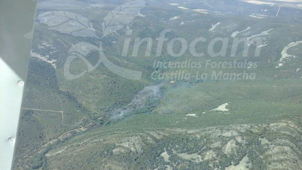 Incendio de Alcoba de los Montes. Incendio de Alcoba de los Montes.
