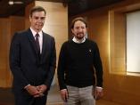 Pedro Sánchez y Pablo Iglesias