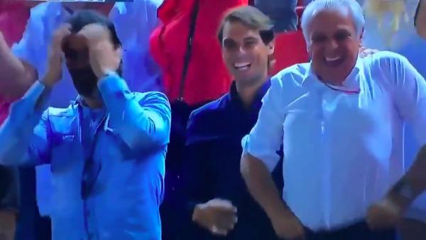 Nadal celebra la remontada del Mallorca Nadal celebra la remontada del Mallorca