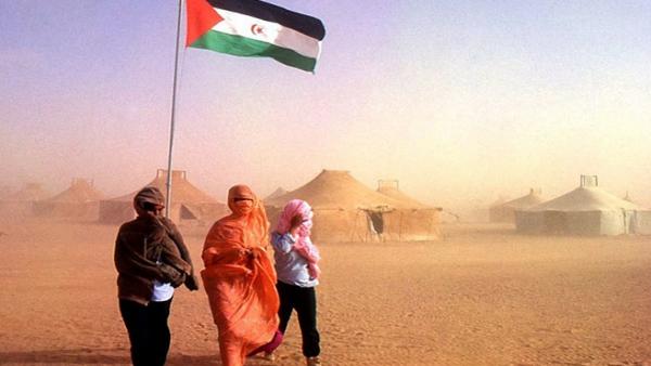 Campo de refugiados en Sahara. Campo de refugiados en Sahara.