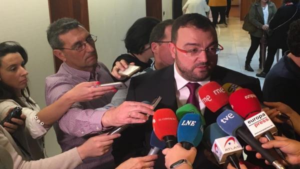 El candidato socialista a la Presidencia del Principado, Adrián Barbón El candidato socialista a la Presidencia del Principado, Adrián Barbón