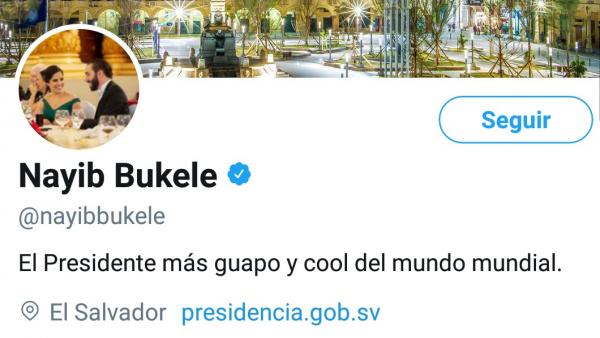 Twitter de Nayib Bukele Twitter de Nayib Bukele