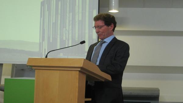 El presidente del Tribunal de Garantías, Argimiro Rojo, durante su intervención El presidente del Tribunal de Garantías, Argimiro Rojo, durante su intervención