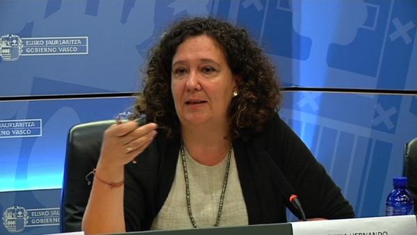 La directora de Víctimas y Derechos Humanos del Gobierno Vasco, Monika Hernando La directora de Víctimas y Derechos Humanos del Gobierno Vasco, Monika Hernando
