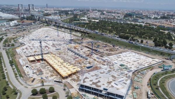 Obras del centro comercial de Lar España 'Palmas Altas' Obras del centro comercial de Lar España 'Palmas Altas'