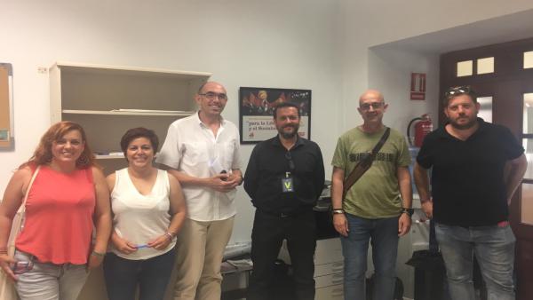 Adelante Málaga en una reunión en apoyo a la OFM Adelante Málaga en una reunión en apoyo a la OFM