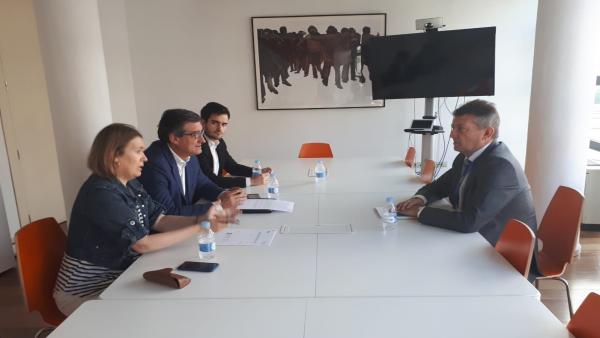 Reunión entre representantes de Ciudadanos y el director general de AEGE Reunión entre representantes de Ciudadanos y el director general de AEGE