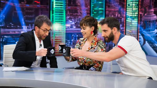María León y Dani Rovira, en 'El hormiguero'. María León y Dani Rovira, en 'El hormiguero'.
