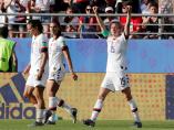 Megan Rapinoe, con Estados Unidos en el Mundial
