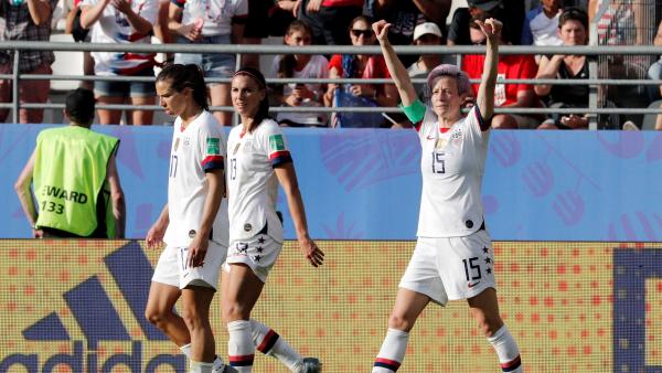 Megan Rapinoe, con Estados Unidos en el Mundial Megan Rapinoe, con Estados Unidos en el Mundial