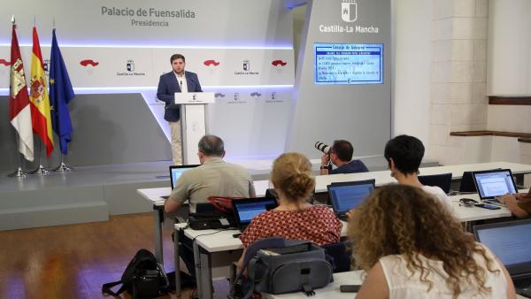El portavoz del Gobierno regional, Nacho Hernando, en rueda de prensa El portavoz del Gobierno regional, Nacho Hernando, en rueda de prensa