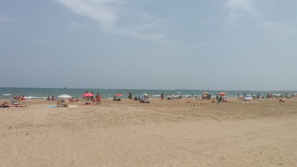 Playa de la Patacano, playas, verano, bañistas Playa de la Patacano, playas, verano, bañistas