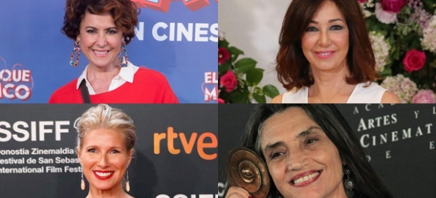 Anne Igartiburu, Ana Rosa Quintana, Irma Soriano y Ángela Molina