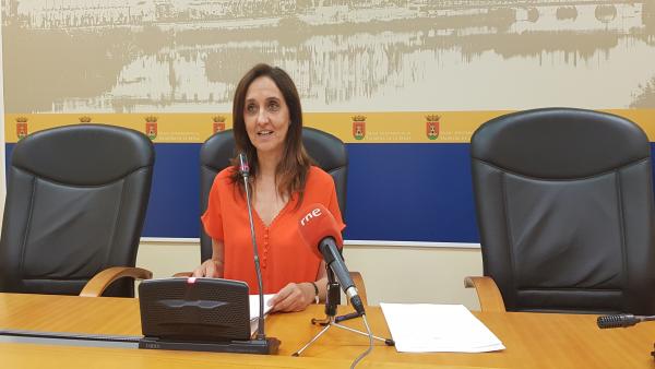 La portavoz del equipo de Gobierno en el Ayuntamiento de Talavera, Flora Bellón, en rueda de prensa La portavoz del equipo de Gobierno en el Ayuntamiento de Talavera, Flora Bellón, en rueda de prensa