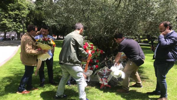 Homenaje a Manuel Fernández 'Lito' en el Parque San Francisco. Homenaje a Manuel Fernández 'Lito' en el Parque San Francisco.
